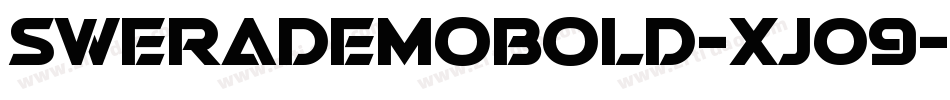 SweraDemoBold-Xj09字体转换