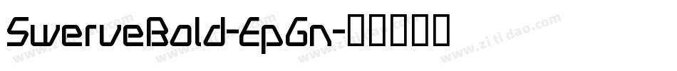 SwerveBold-EpGn字体转换