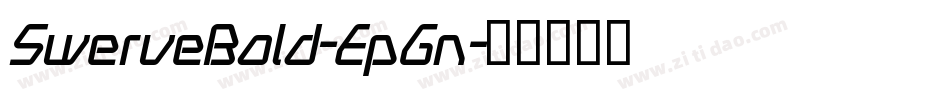 SwerveBold-EpGn字体转换