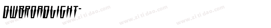 DWBroadlight字体转换