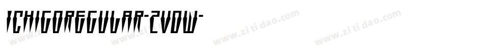 Ichigoregular-2vDw字体转换
