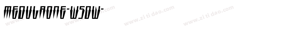 MedulaOne-w5Dw字体转换