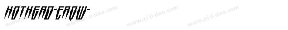 Hothead-EaqW字体转换