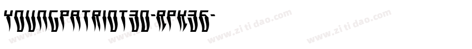 YoungPatriot3D-RpK36字体转换