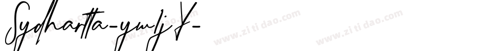 Sydhartta-yw1jY字体转换