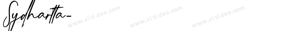 Sydhartta字体转换