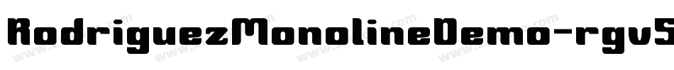 RodriguezMonolineDemo-rgv5K字体转换