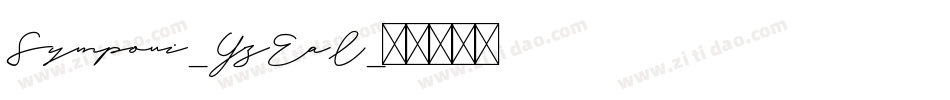 Symponi-YzEaL字体转换 Symponi-YzEaL字体转换