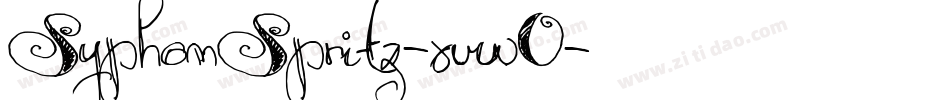 SyphonSpritz-xvwO字体转换