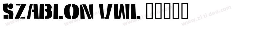 Szablon-vWL字体转换