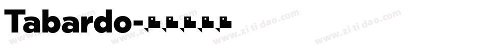 Tabardo字体转换