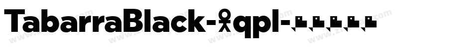TabarraBlack-4qpl字体转换