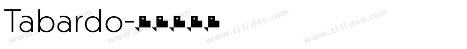 Tabardo字体转换