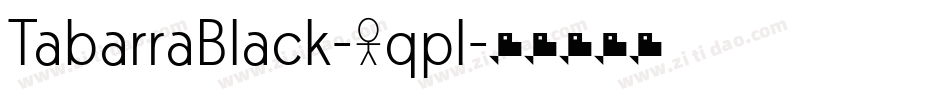TabarraBlack-4qpl字体转换