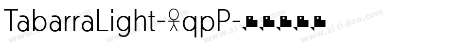 TabarraLight-0qpP字体转换