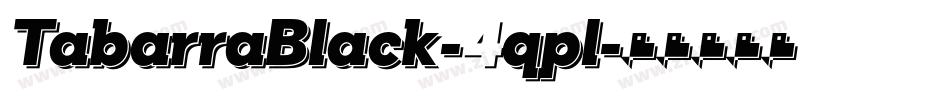 TabarraBlack-4qpl字体转换