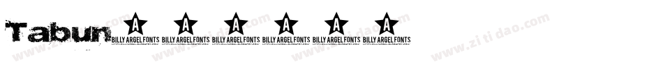 Tabun字体转换