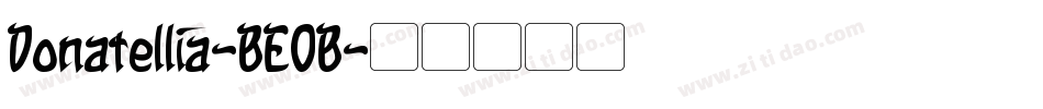 Donatellia-BE0B字体转换
