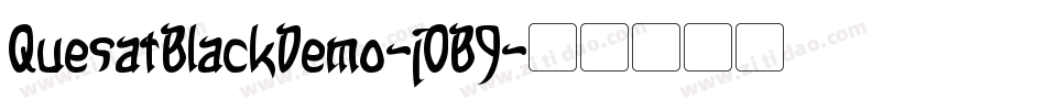 QuesatBlackDemo-j0B9字体转换