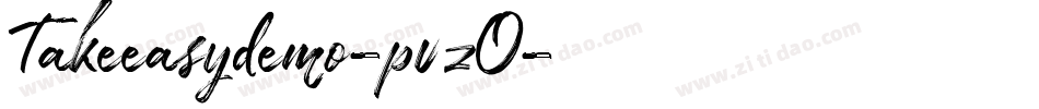 Takeeasydemo-pvzO字体转换