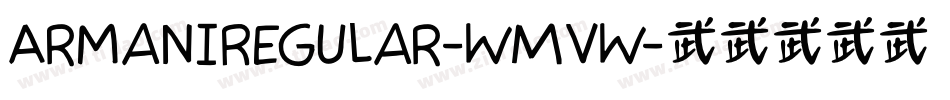 ArmaniRegular-wMVw字体转换