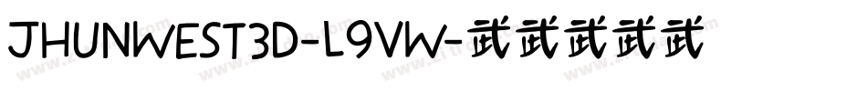 Jhunwest3D-l9Vw字体转换
