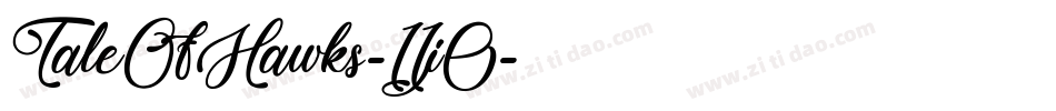 TaleOfHawks-11j0字体转换