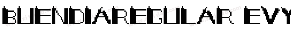 BuenDiaregular-eVym字体转换