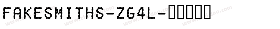 FakeSmiths-zG4l字体转换