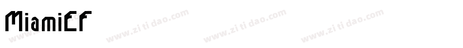 MiamiEF字体转换