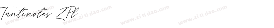 Tantinotes-Z6Pl字体转换