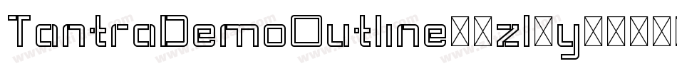 TantraDemoOutline-3zl8y字体转换