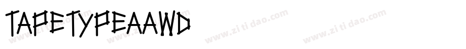 Tapetype-AAWD字体转换