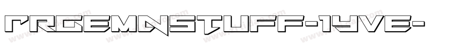 Rrgemnstuff-1Yve字体转换