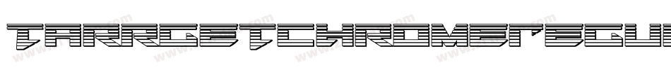 TarrgetChromeRegular-Va70字体转换