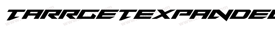 TarrgetExpandedItalic-3EjZ字体转换