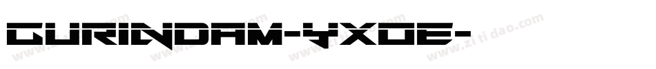 Gurindam-yxOe字体转换