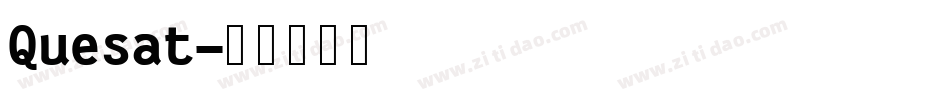 Quesat字体转换