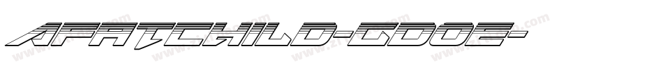 AFatChild-gD0E字体转换