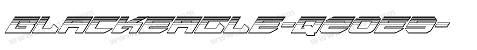 Blackeagle-qZ0e5字体转换