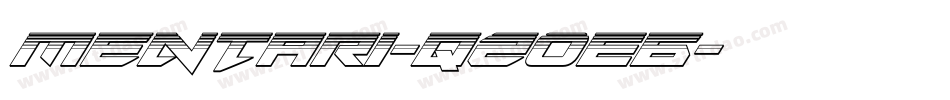 Mentari-qZ0E6字体转换