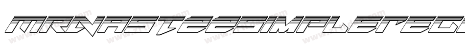 MrnastzzsimpleRegular-j0E9字体转换