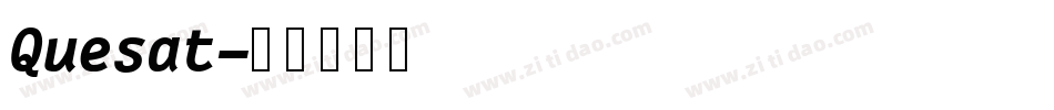 Quesat字体转换