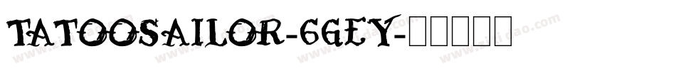 TatooSailor-6gEY字体转换