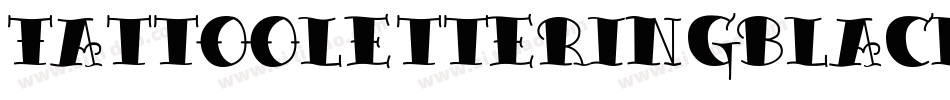 Tattooletteringblack-dx9K字体转换