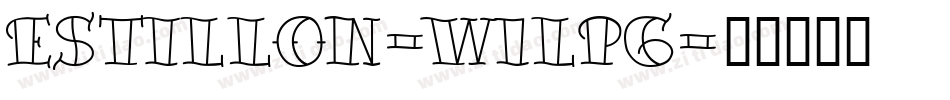 Estillon-w1lp6字体转换