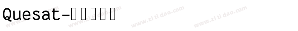 Quesat字体转换
