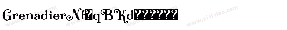 GrenadierNf-qBKd字体转换