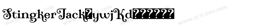 StingkerJack-ywjKd字体转换