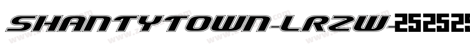 ShantyTown-lrZw字体转换 ShantyTown-lrZw字体转换